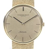 Audemars Piguet, a Swiss 18ct gold automatic round bracelet watch, circa 1989.