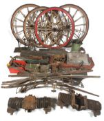 Automobilia - Holsman spare parts to include : original belt drive, part of primary drive assembly,