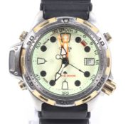 Citizen, a lady's stainless steel diver's quartz wrist watch. Ref. '5813-H19608 TA GN-4-S', No.