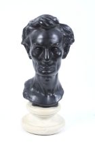 An early 20th century North American electro-formed and bronze patinated bust of Abraham Lincoln