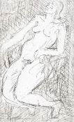 Leon Kossoff (1926-2019), etching 86/100, 'Fidelma 4' signed and dated 1984 lower right,