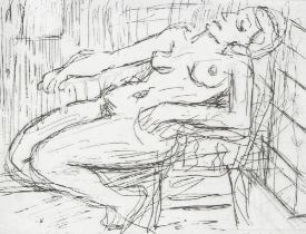 Leon Kossoff (1926-2019), etching 88/100, 'Fidelma II' signed and dated 1984 lower right,