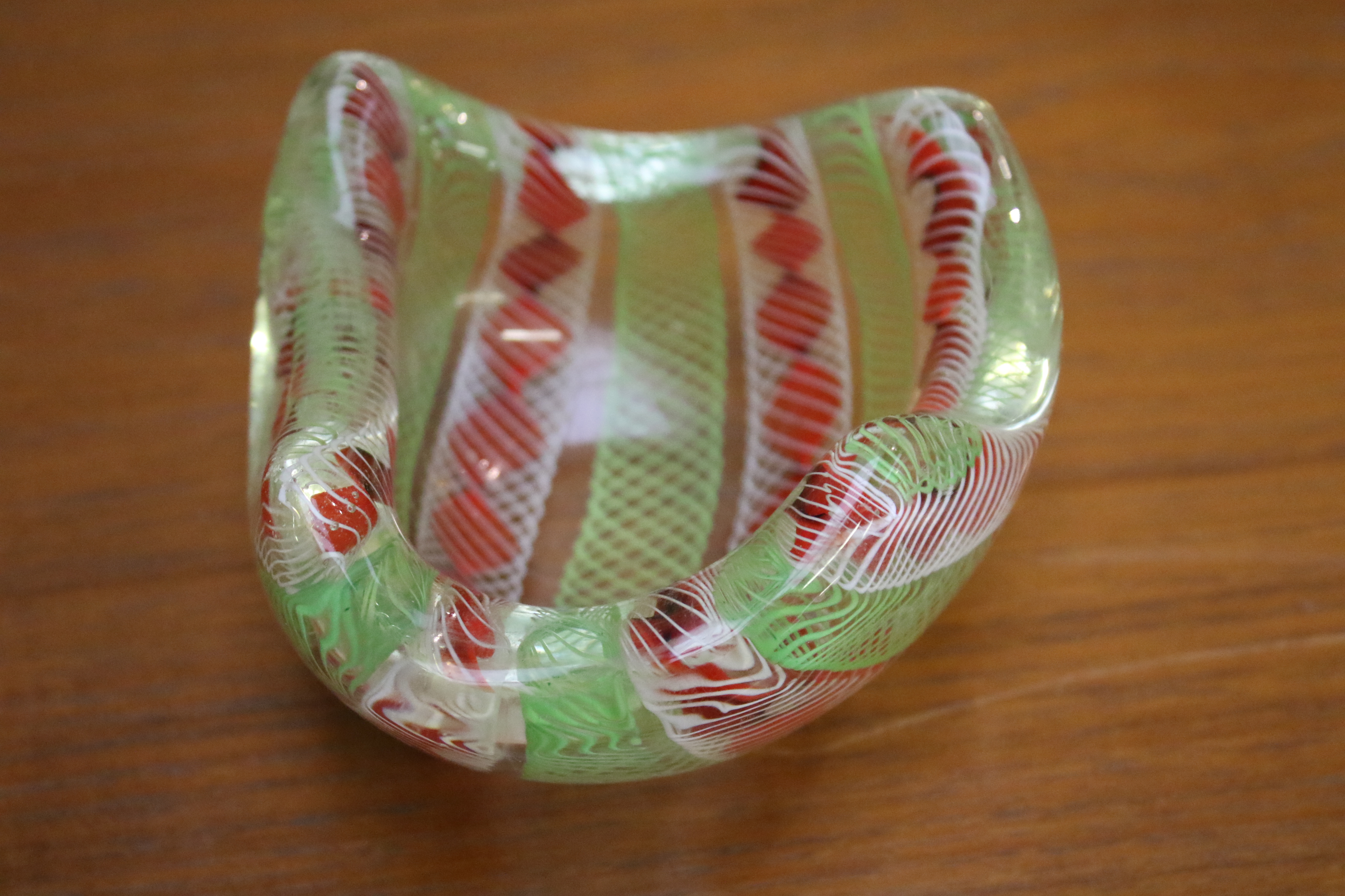 Twelve glass paperweights and a dish. - Image 4 of 8