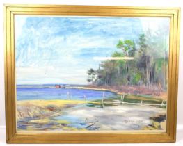 Gunnar Pers - 'Fullero' Spain, oil painting. Signed and dated 1951 bottom right. Framed and glazed.