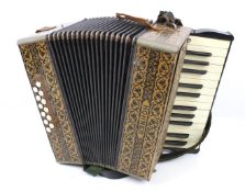 A vintage Hohner accordion.