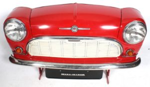 A 1959 Morris Mini front end.