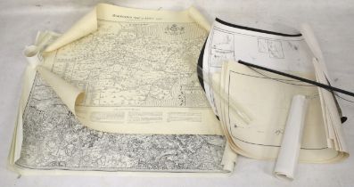 A collection of 20th century navigational maps.