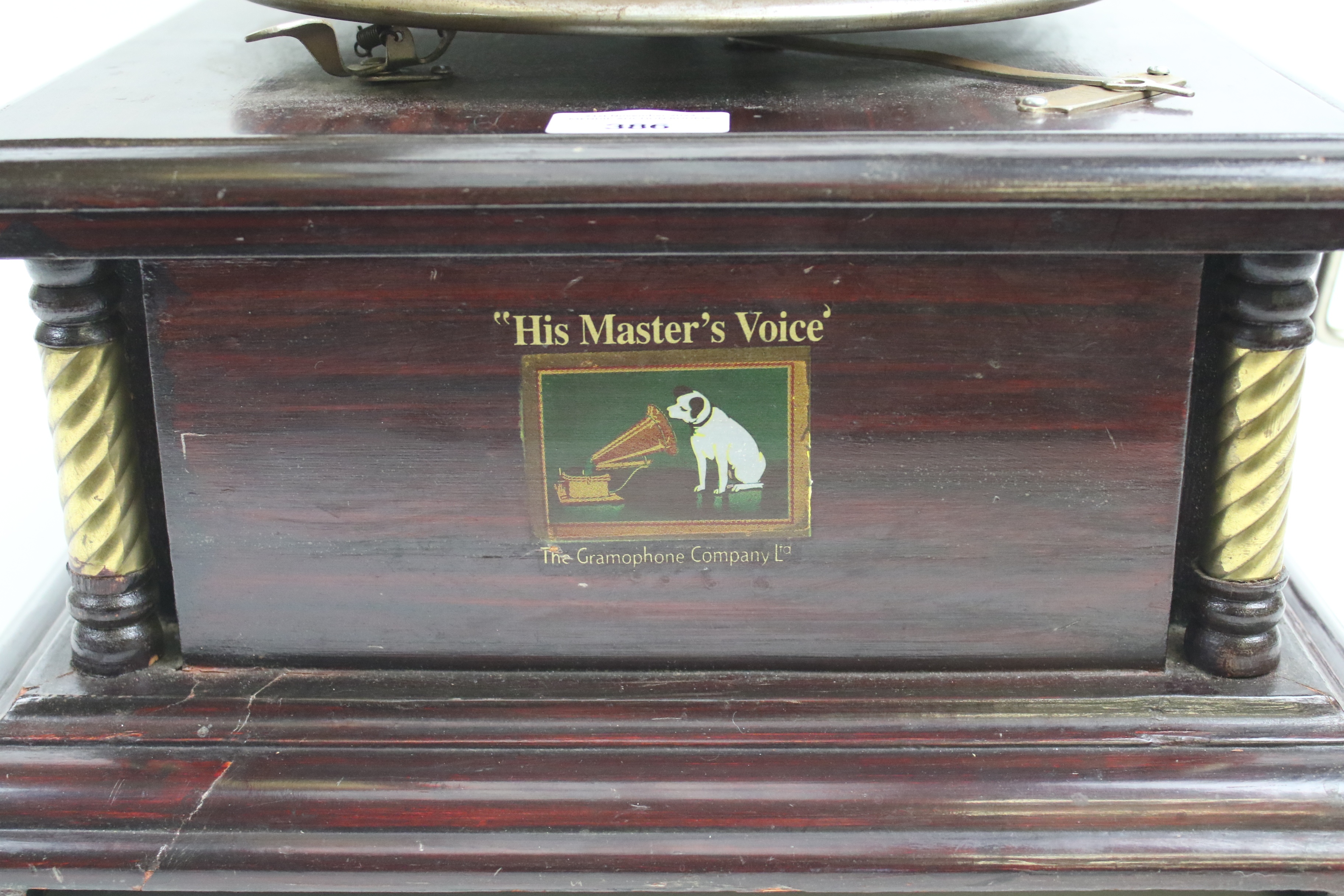 A 'His Masters Voice' gramophone. - Image 2 of 2