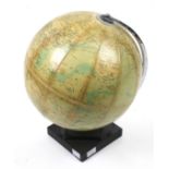 A mid-century Philips' Terrestrial Globe.