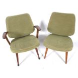 Two 1950s design Howard Keith 'Cocktail' chairs.