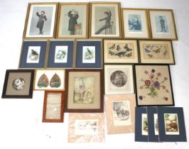 An assortment of prints. Including Vanity Fair 'conductors', etc.