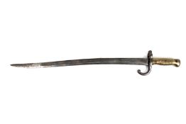 A French model 1866 Chassepot bayonet.
