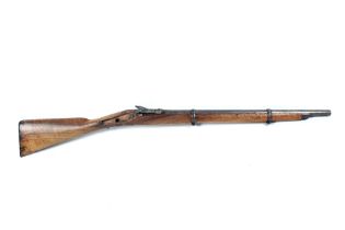 A Two band Snider Enfield musket. Circa 1890, 22" barrels, .
