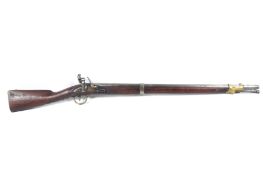 A Chevallie? flintlock military musket. Circa 1740, 30" barrels, .