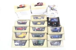 A collection of mainly Lldeo diecasst cars.
