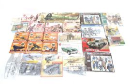 A collection of Airfix model kits.