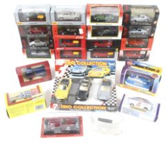A mixed collection of diecast vehicles.