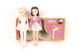 Two Sindy dolls. Comprising a ballerina in outfit plus one other.