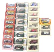 A collection of diecast trucks and lorries. Comprising Corgi Eddie Stobart, Lledo and Cameo etc.
