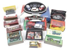 A mixed collection of diecast cars. Noting Corgi, Models of Yesteryear etc, boxed qty 15 approx.