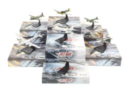 A collection of Atlas Editions military aircraft.