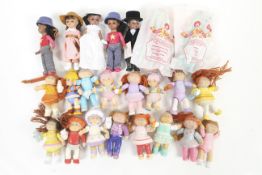A collection of late 20th/erly 21st century dolls. Featuring Cabbage Patch Kids etc, unboxed.