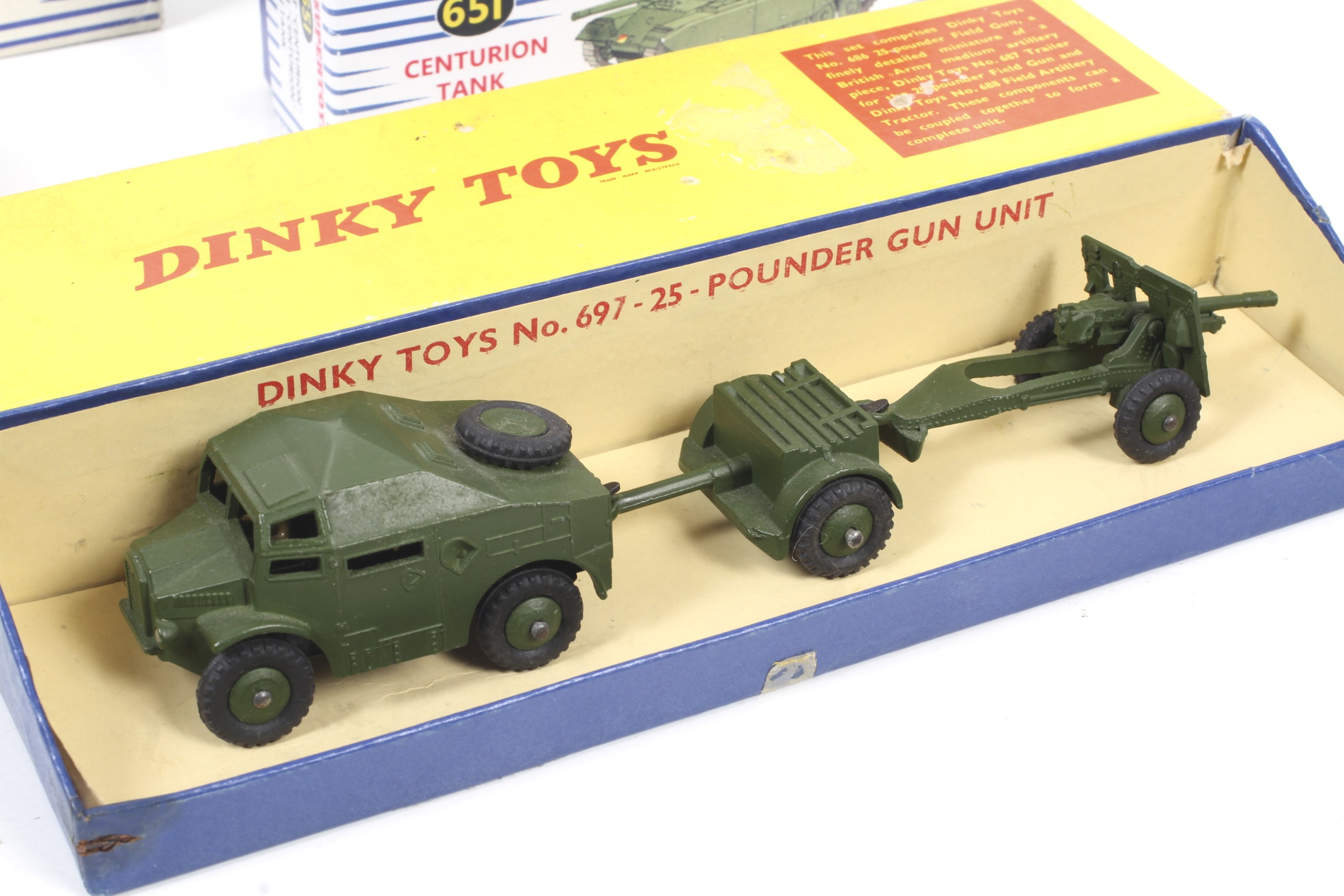 A collection of four Dinky military vehicles. Comprising one medium artillery tractor no. - Image 2 of 2