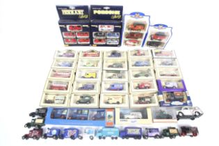 A collection of mainly Lledo diecast vehicles.