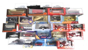 A mixed collection of 24 mixed diecast vehicles.