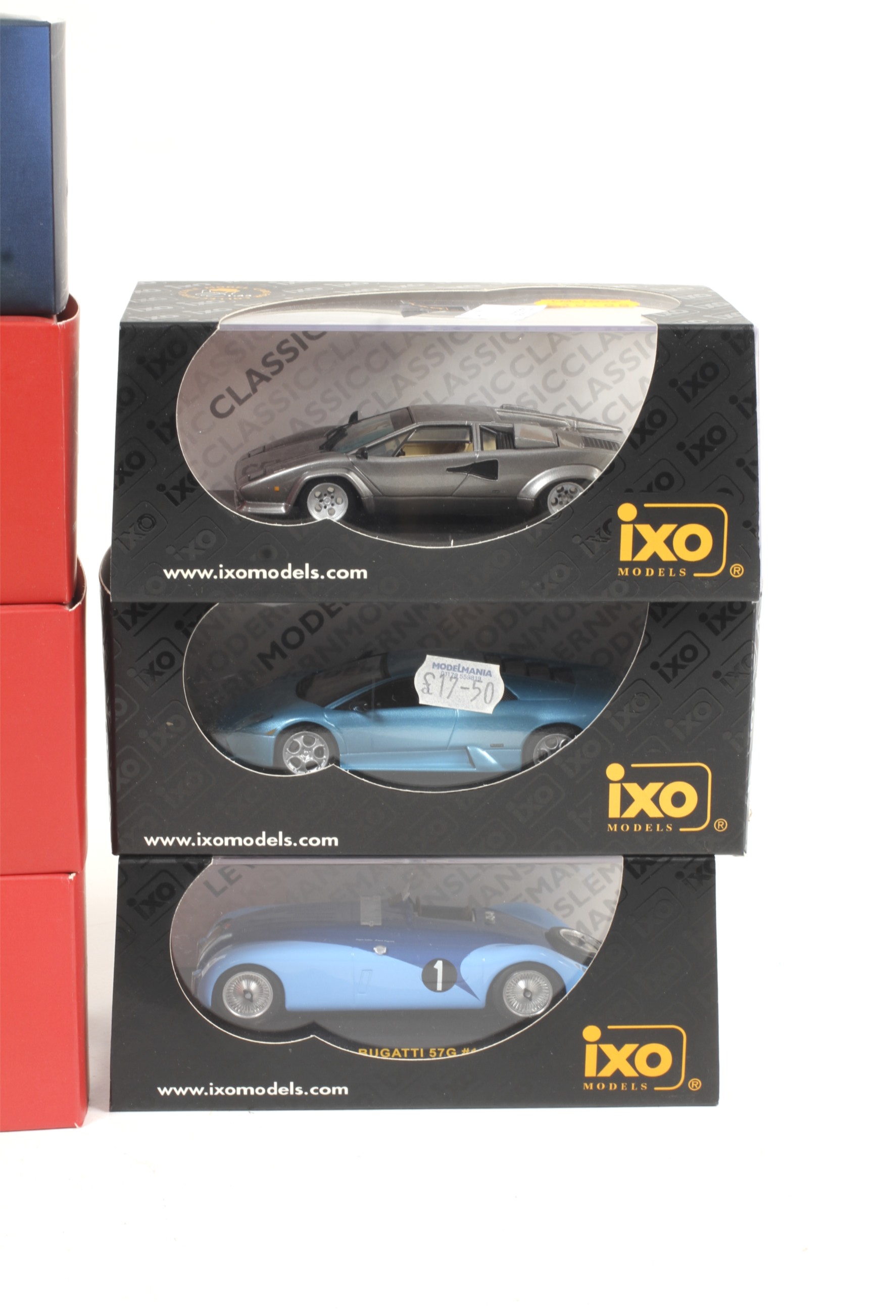 A collection of ten IXO models diecast cars. Featuring Ferrari, Maserati, Bugatti etc, all boxed. - Image 4 of 4
