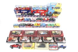 A collection of mainly Corgi diecast cars.