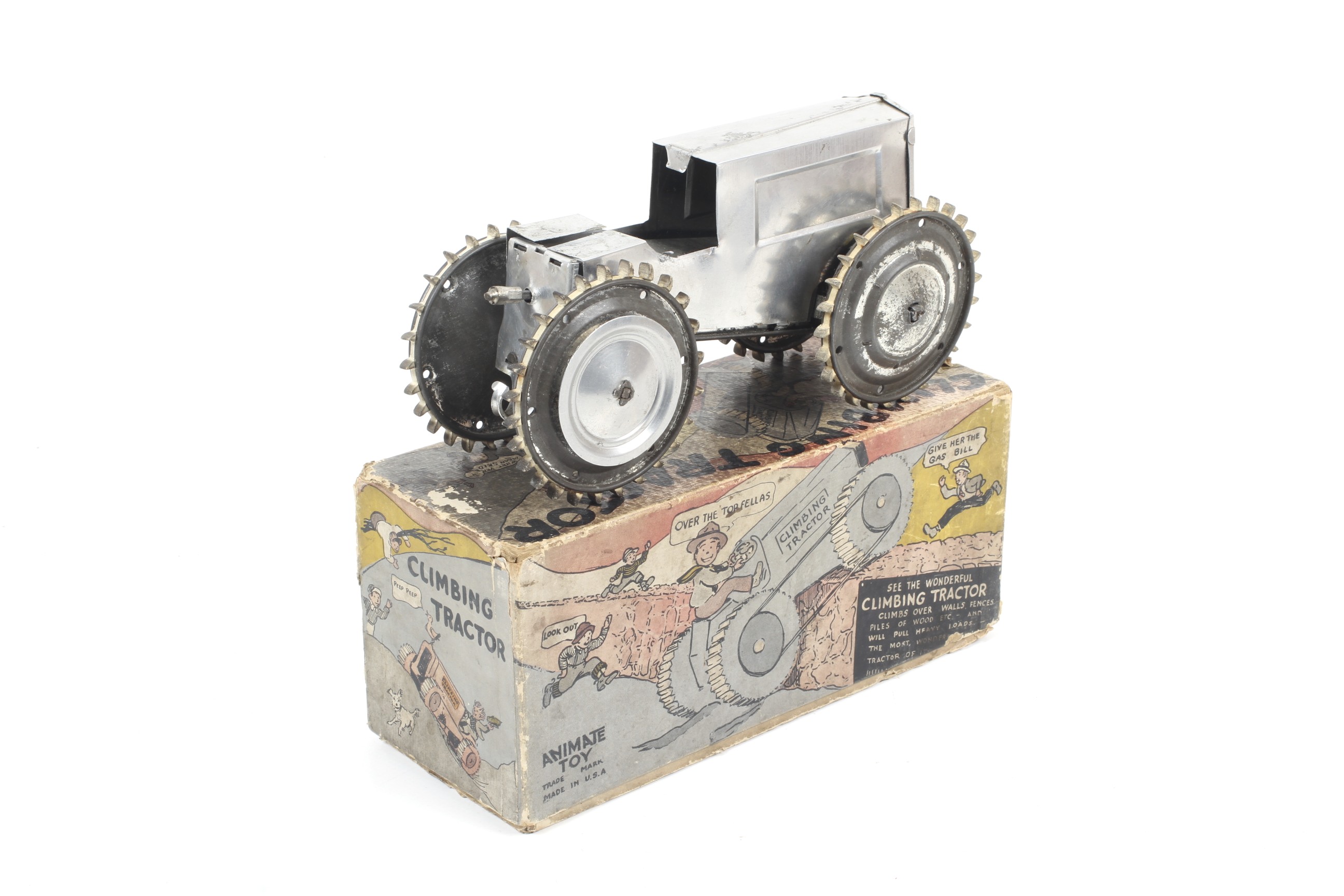 A 1930s Animate Toys Climbing Tractor. - Image 2 of 2