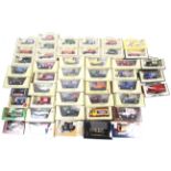 A collection of Lledo and Matchbox Days Gone diecast vehicles.