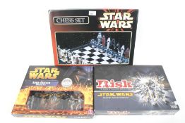 Three Star Wars board games.