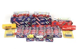 A collection of Corgi diecasrt cars and lorries. Good range of models, all boxed, qty 35 approx.