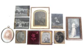 A collection of early photographs.