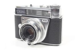 A Kodak Retina Automatic III 35mm rangefinder camera. Chrome. Serial No. 154866.