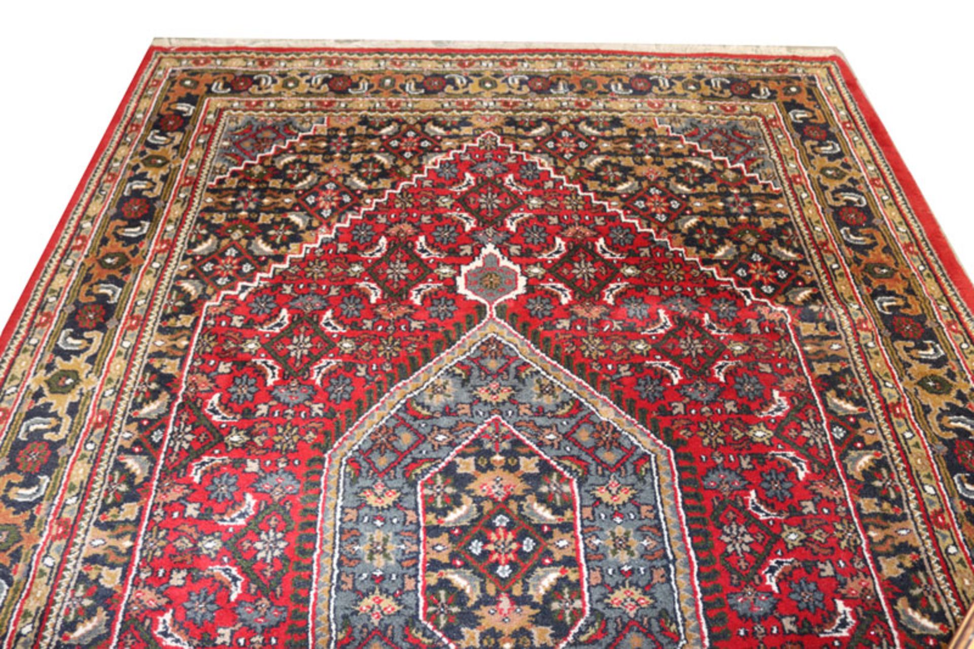 Teppich, Meshed, rot/bunt, Gebrauchsspuren, 293 cm x 197 cm, Abholung oder Versand per Spedition