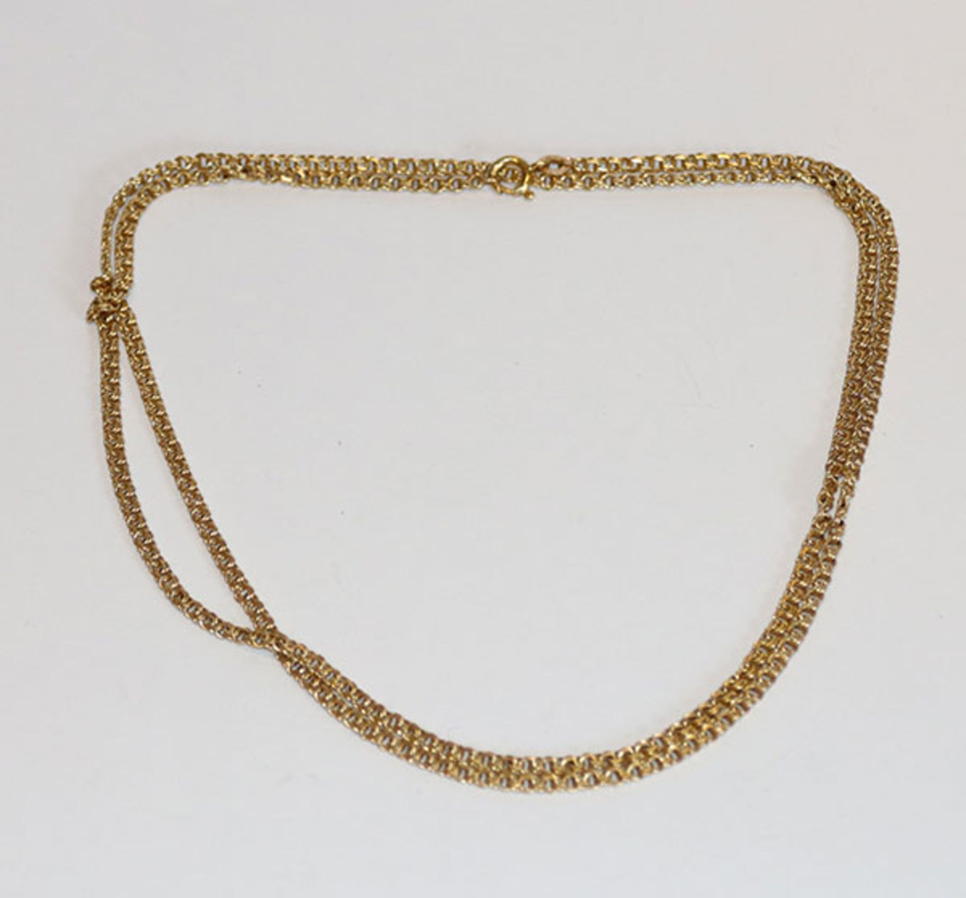 18 k Gelbgold Kette, L 80 cm, 17,8 gr.