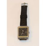 Omega Seamaster Quartz Herren Armbanduhr, Datumsanzeige, selten um 1960, Original-Armband, neue
