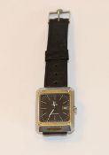 Omega Seamaster Quartz Herren Armbanduhr, Datumsanzeige, selten um 1960, Original-Armband, neue