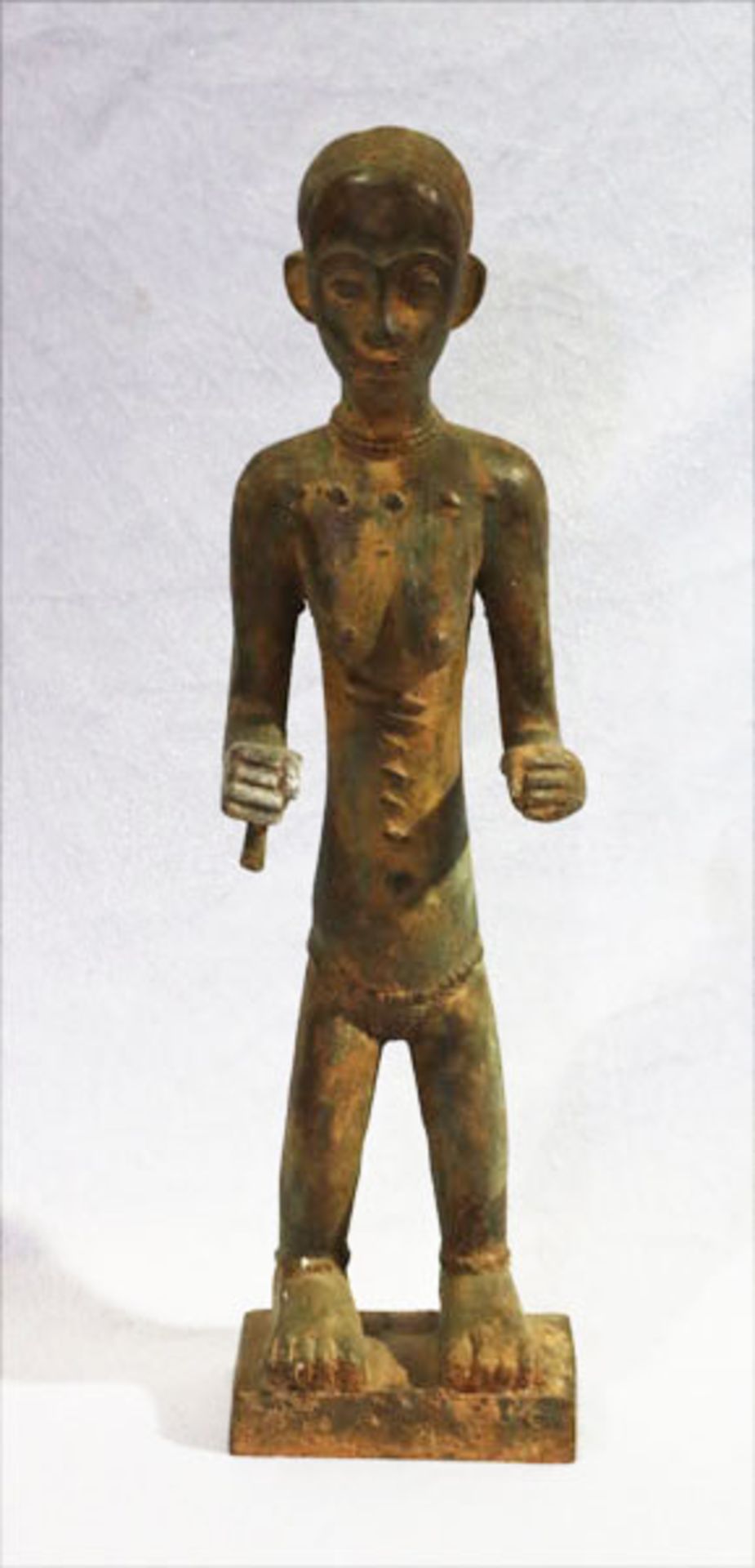 Bronzefigur Stamm Lobi, Burkina Faso, Provinienz: Sammlung des bekannten Malers und Bildhauers