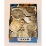 Konvolut von ca. 1 kg von diversen Silber Münzen