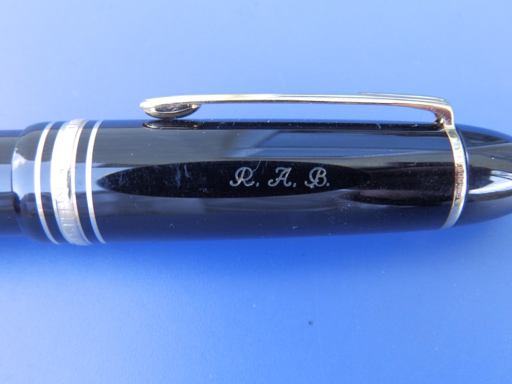 A Montblanc Meisterstuck No.149 presentation fountain pen with 18K bi-colour 4810 nib, the cover - Image 2 of 5