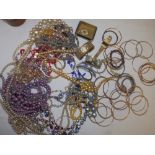 Beads, bangles & costume jewellery.