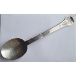 A 17thC silver spoon - London marks, 7.45".