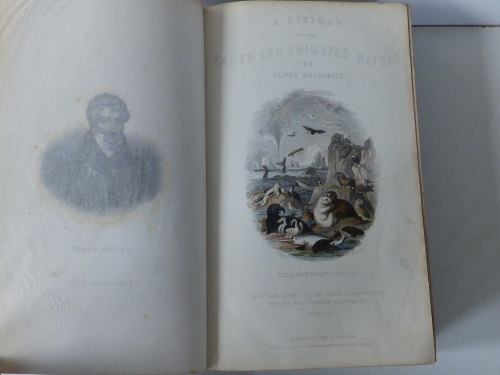 Oliver Goldsmith - 'A History of the Earth and Animated Nature', col. Illus., 2 vols - covers a/f. - Image 2 of 10