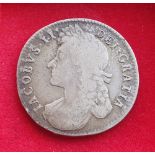 A James II half crown - 1688.