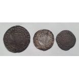 A Henry VIII groat and two half groats. (3)