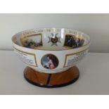 A limited edition Royal Worcester 9" porcelain bowl from 'The Remember Nelson Collection' - 26/822